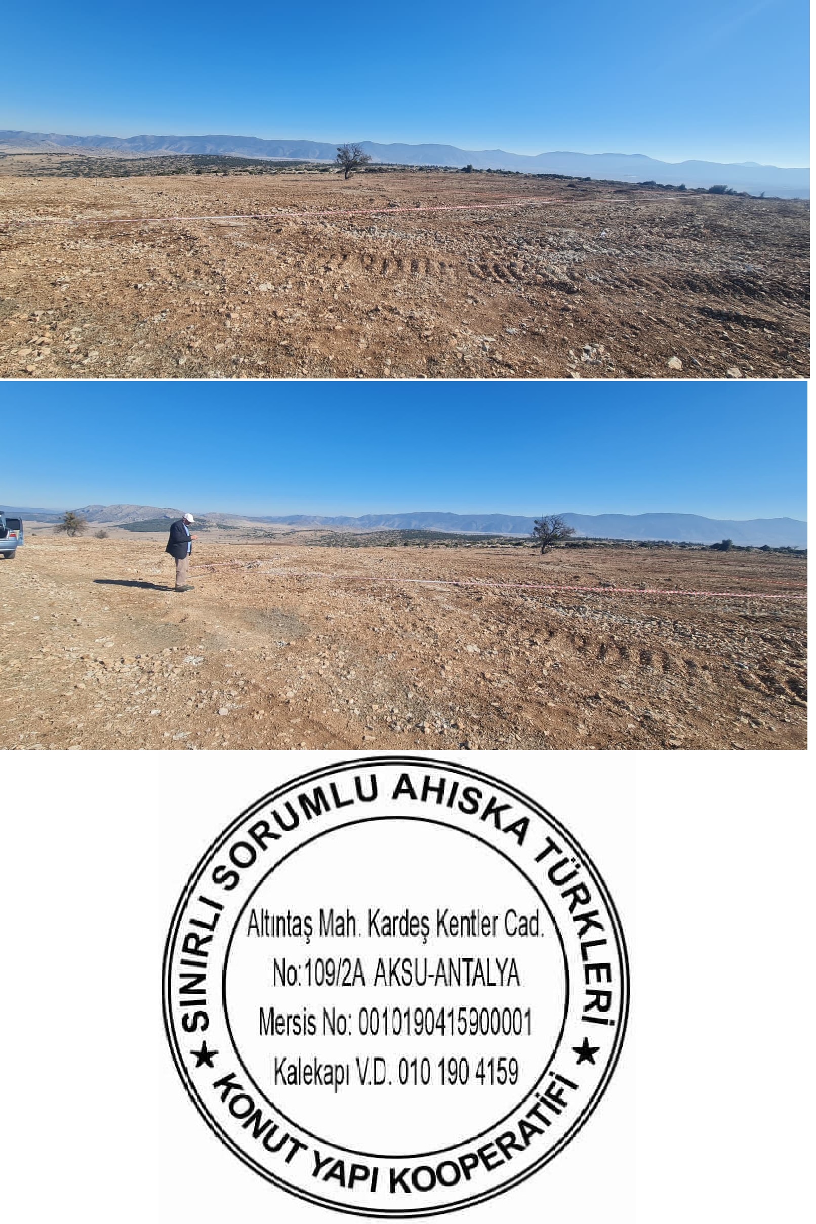 Korkuteli land boundary view